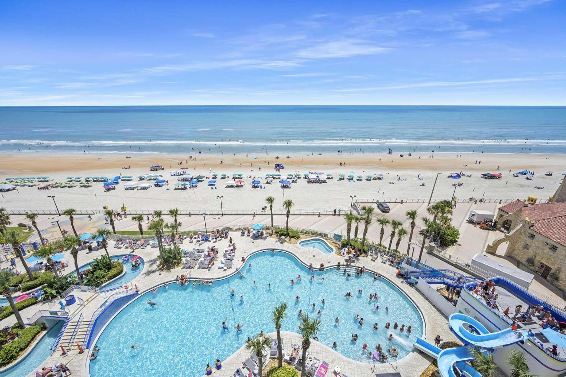 Luxury 2Br Dbl Balcony Direct Ocean Wyndham Resort Daytona Beach Exteriör bild