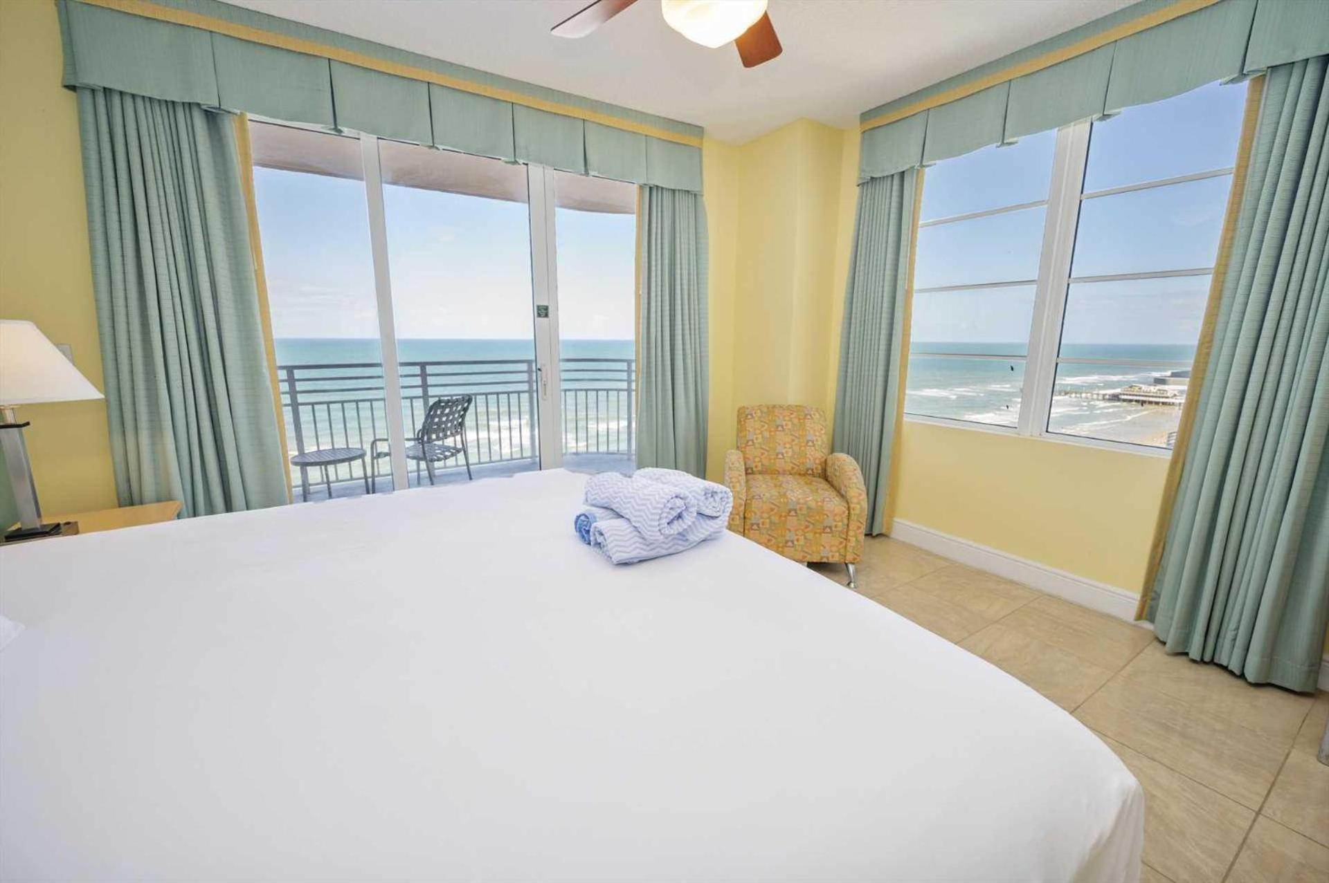 Luxury 2Br Dbl Balcony Direct Ocean Wyndham Resort Daytona Beach Exteriör bild